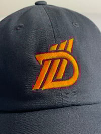Image 4 of Black and Orange Dad Hat