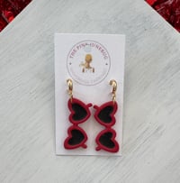 Red / black heart sunglasses 