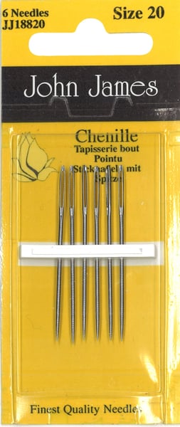 Image of John James Chenille Size 20 Needles