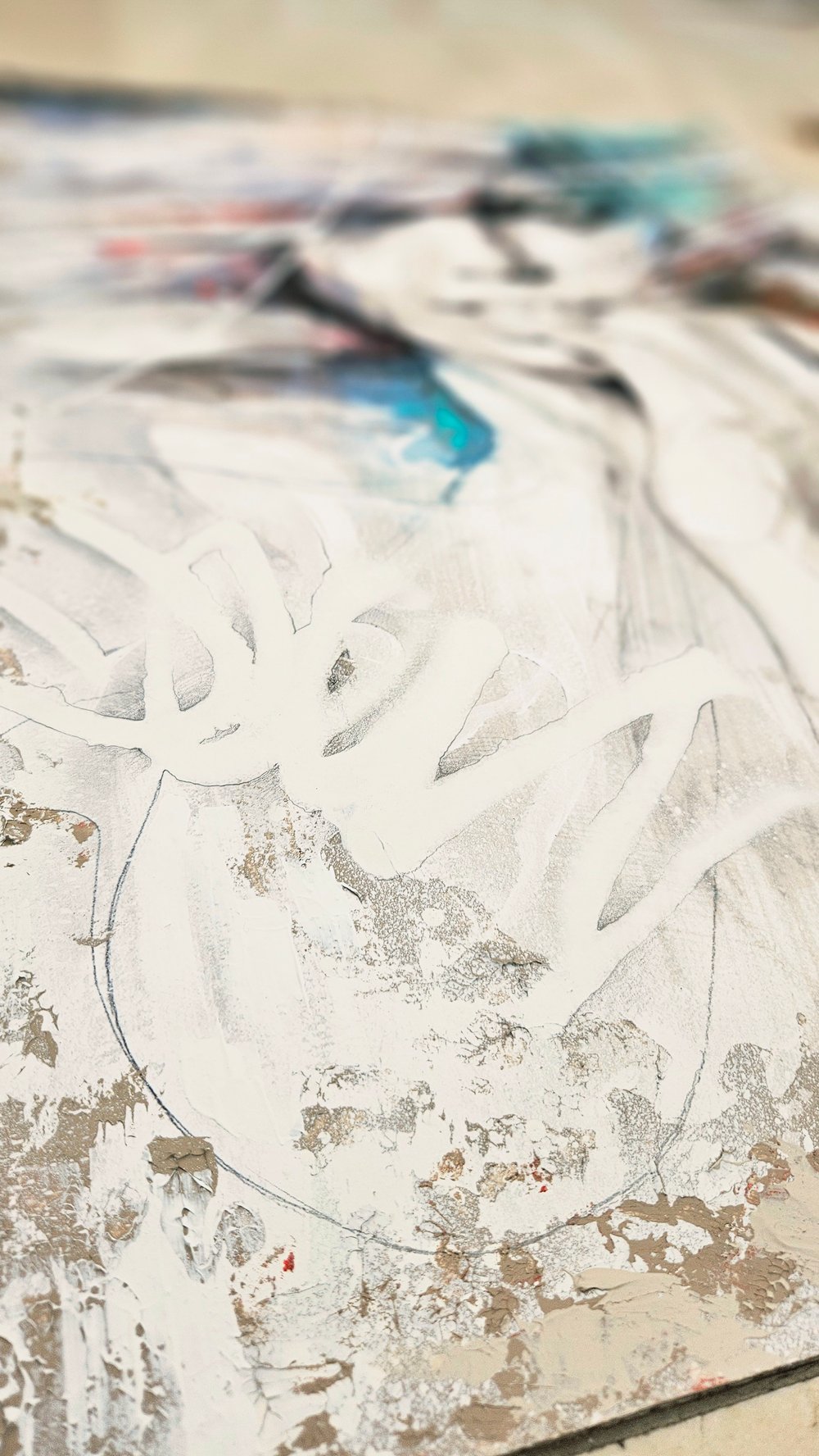 "Velvet Rapture" 1/1 UNIQUE - Mixed Media on paper - FREE WORLDWIDE SHIPPING!!!