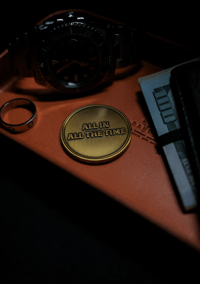 Image 2 of " ALL IN " - TEAM CHALLENGE COIN