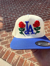 Image 3 of LA Rose Bling Cream and Royal Snapback