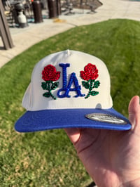 Image 4 of LA Rose Bling Cream and Royal Snapback