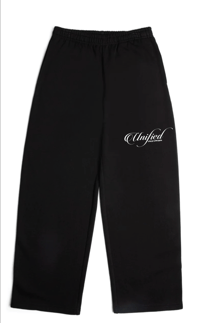 Image 3 of Unified Script Sweatpants - Black