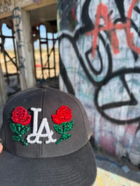 Image 3 of  LA Rose Bling Black Snapback