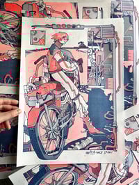 Image 2 of Future Motorcycles Riso Print