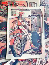 Image 1 of Future Motorcycles Riso Print