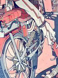 Image 4 of Future Motorcycles Riso Print
