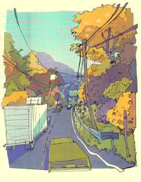 Image 4 of Highway Risograph Print