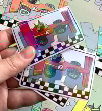 Racecar Cats! Sticker