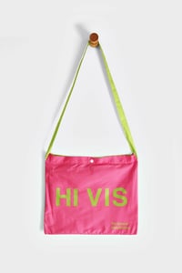 Image 1 of Hi Vis Musette Canvas Bag