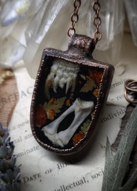 Image 2 of Tortoise Claw and Floral Pendant