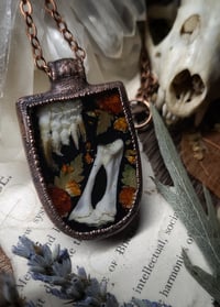 Image 4 of Tortoise Claw and Floral Pendant