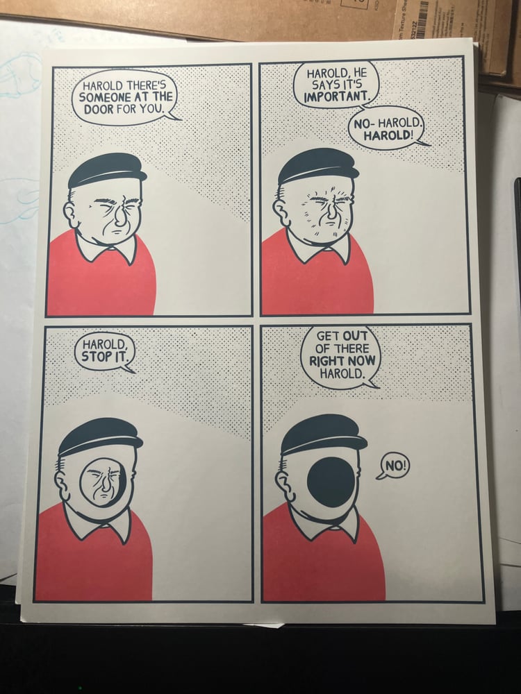 Image of Harold NO!  print