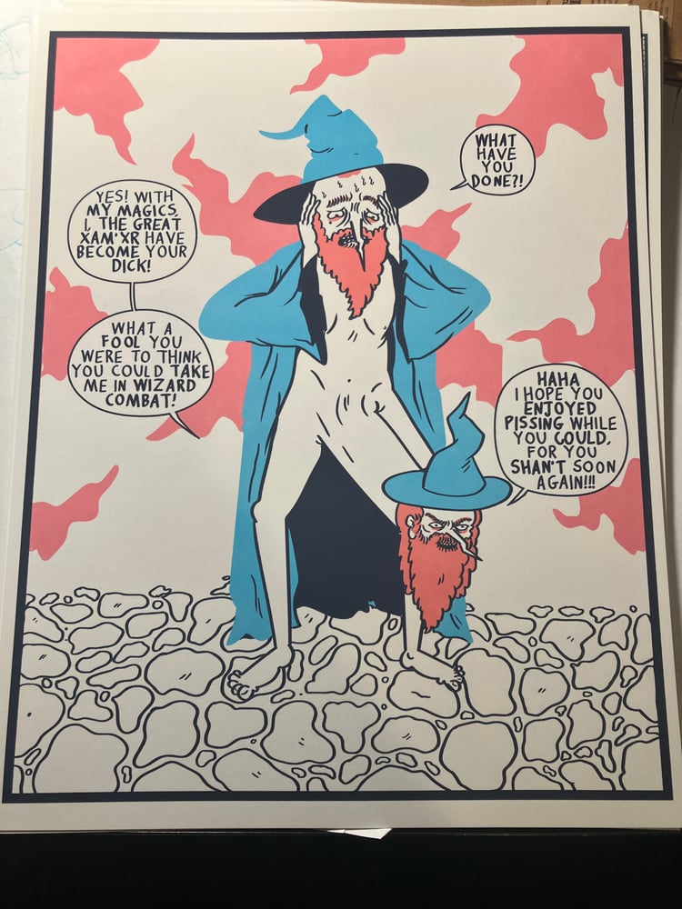Image of Wizard Problem print