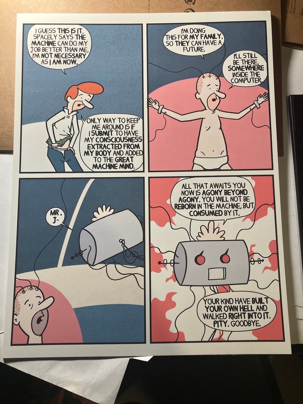 Image of George's Goodbye print