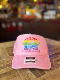 Pink Rainbow Trucker Hat