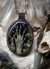 Image 5 of Rabbit Foot and Floral Pendant