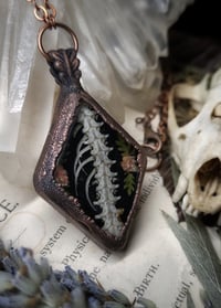 Image 2 of Snake Spine and Floral Pendant