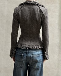 Image 2 of TWEED FRINGED JACKET