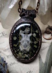 Image 3 of Snake Skull and Floral Amulet
