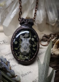 Image 5 of Snake Skull and Floral Amulet