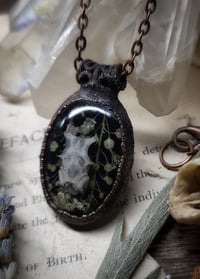 Image 2 of Snake Skull and Floral Amulet