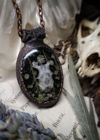 Image 4 of Snake Skull and Floral Amulet