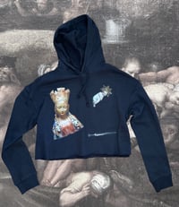 Image 1 of Medieval Cropped Hoodie-XS- 1