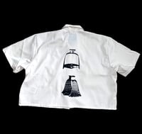 Image 1 of Medieval Dickies Cropped Button Down- XL 3