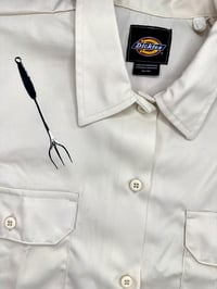 Image 4 of Medieval Dickies Cropped Button Down- XL 3