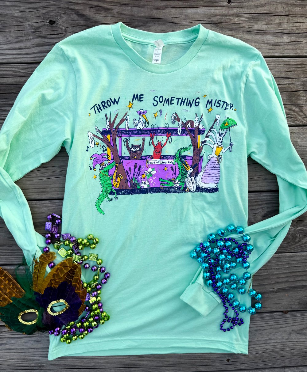 Image of Adult Throw Me Something Mister Long Sleeve 