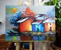 Image 4 of Lakeside Cabin(70cm X 50cm)