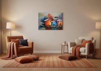 Image 2 of Lakeside Cabin(70cm X 50cm)