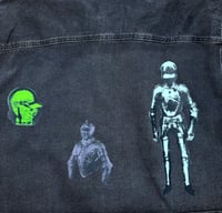 Image 2 of Medieval Cropped Dickies Denim Button Down- 2XL 1