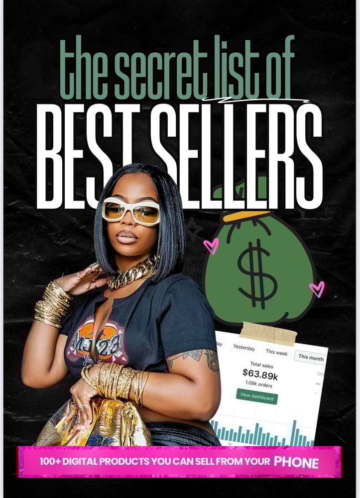 Image of Secret List of Best Sellers 🤫
