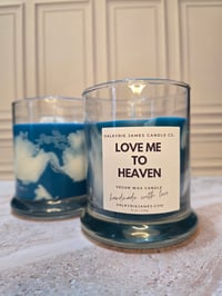 Image 2 of Love Me/You to Heaven - Handmade Cloud Design Candle