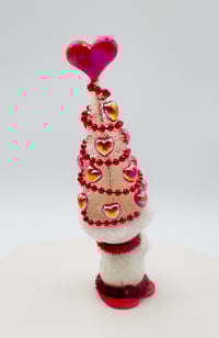 Image 8 of Whimsical Valentine Tree Hat Snowmen