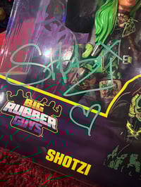 Image 3 of SIGNED Big Rubber SHOTZI Figure