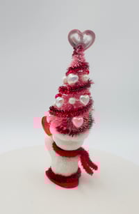 Image 4 of Whimsical Valentine Tree Hat Snowmen