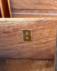 Image 5 of Pair of Walnut Nightstands by John Keal for Brown Saltman