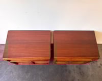 Image 6 of Pair of Walnut Nightstands by John Keal for Brown Saltman