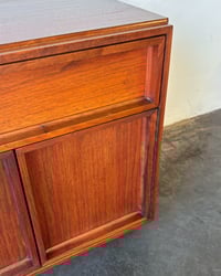 Image 10 of Pair of Walnut Nightstands by John Keal for Brown Saltman