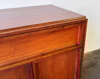 Image 11 of Pair of Walnut Nightstands by John Keal for Brown Saltman