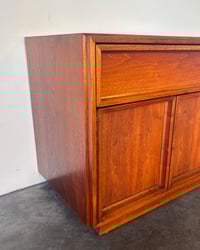 Image 14 of Pair of Walnut Nightstands by John Keal for Brown Saltman