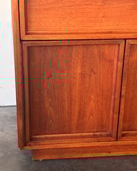 Image 15 of Pair of Walnut Nightstands by John Keal for Brown Saltman