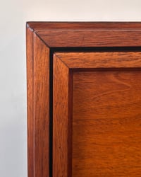 Image 17 of Pair of Walnut Nightstands by John Keal for Brown Saltman