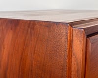 Image 19 of Pair of Walnut Nightstands by John Keal for Brown Saltman