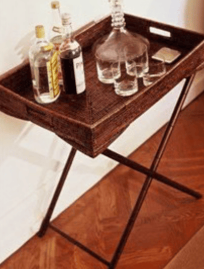 Image of Butler's Tray Table Antique Brown