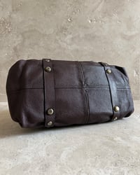 Image 6 of BURGUNDY LEATHER BAG